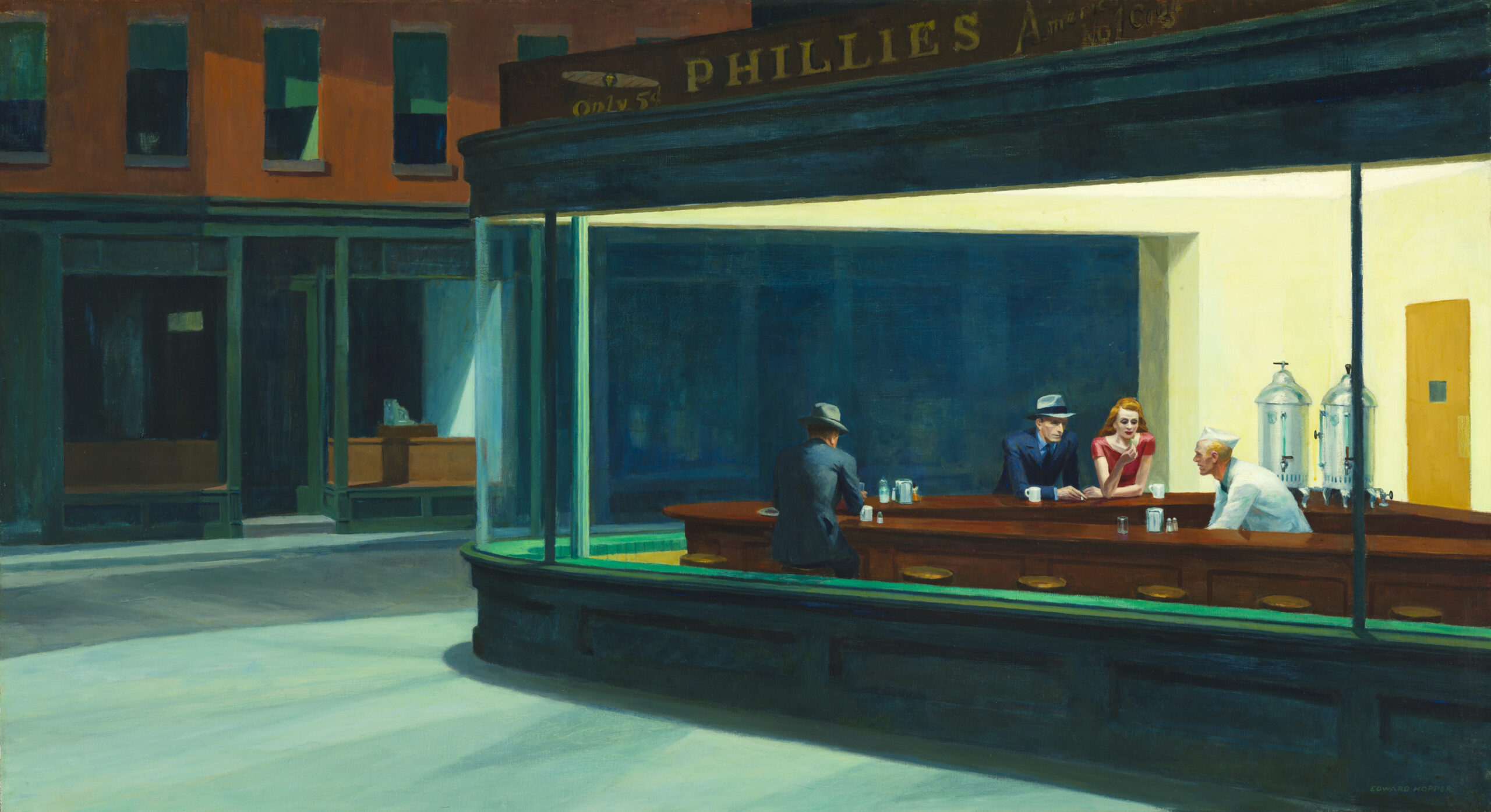 Nighthawks_by_Edward_Hopper_1942